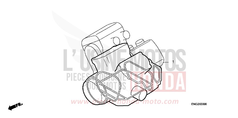 DICHTUNG SATZ B von Pan-European ABS PEARL MULBERRY RED (R178P) von 1993